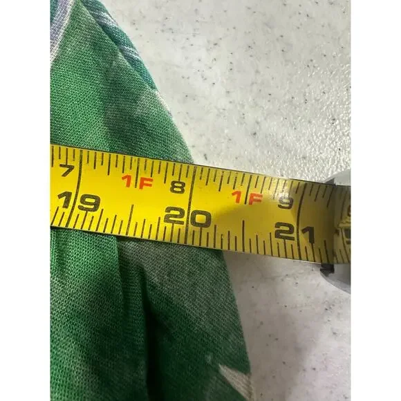 World Market Jumpsuit Womens S/M Floral Print Harem Rayon Boho Lagenlook E6 - Picture 8 of 8